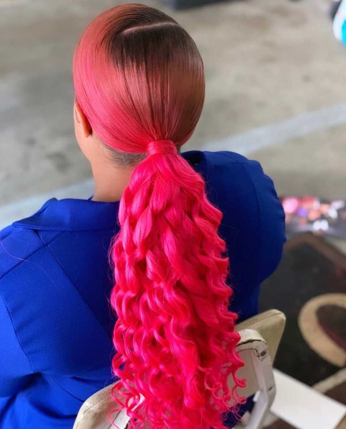 Ponytail hair Ponytail hair