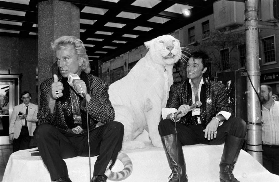 Entertainers Siegfried Fischbacher and Roy Horn at Radio City Music Hall Entertainers Siegfried Fischbacher and Roy Horn at Radio City Music Hall