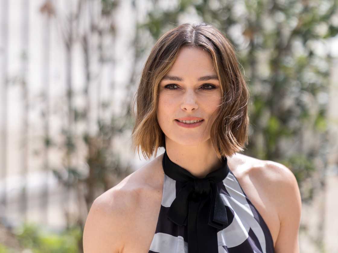 Keira Knightley attends the Chanel Haute Couture Fall/Winter show as part of Paris Fashion Week in Paris, France