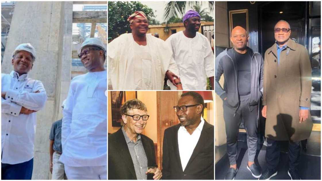 Femi Otedola once visited Dangote's refineries.