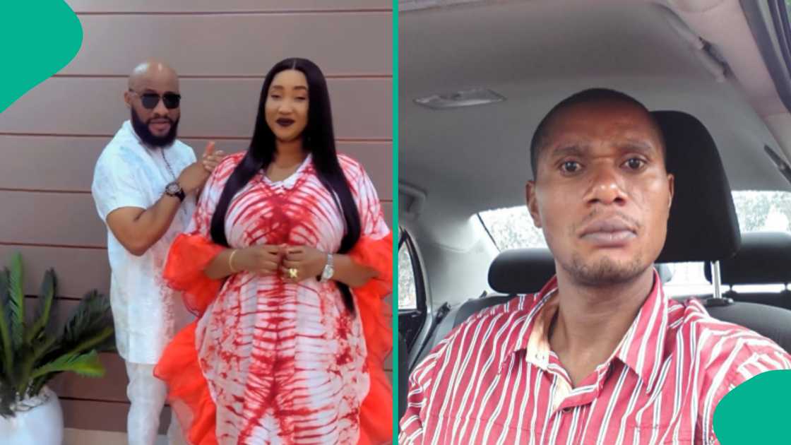 Yul Edochie and Judy Austin send video message to ex-husband Obasi.