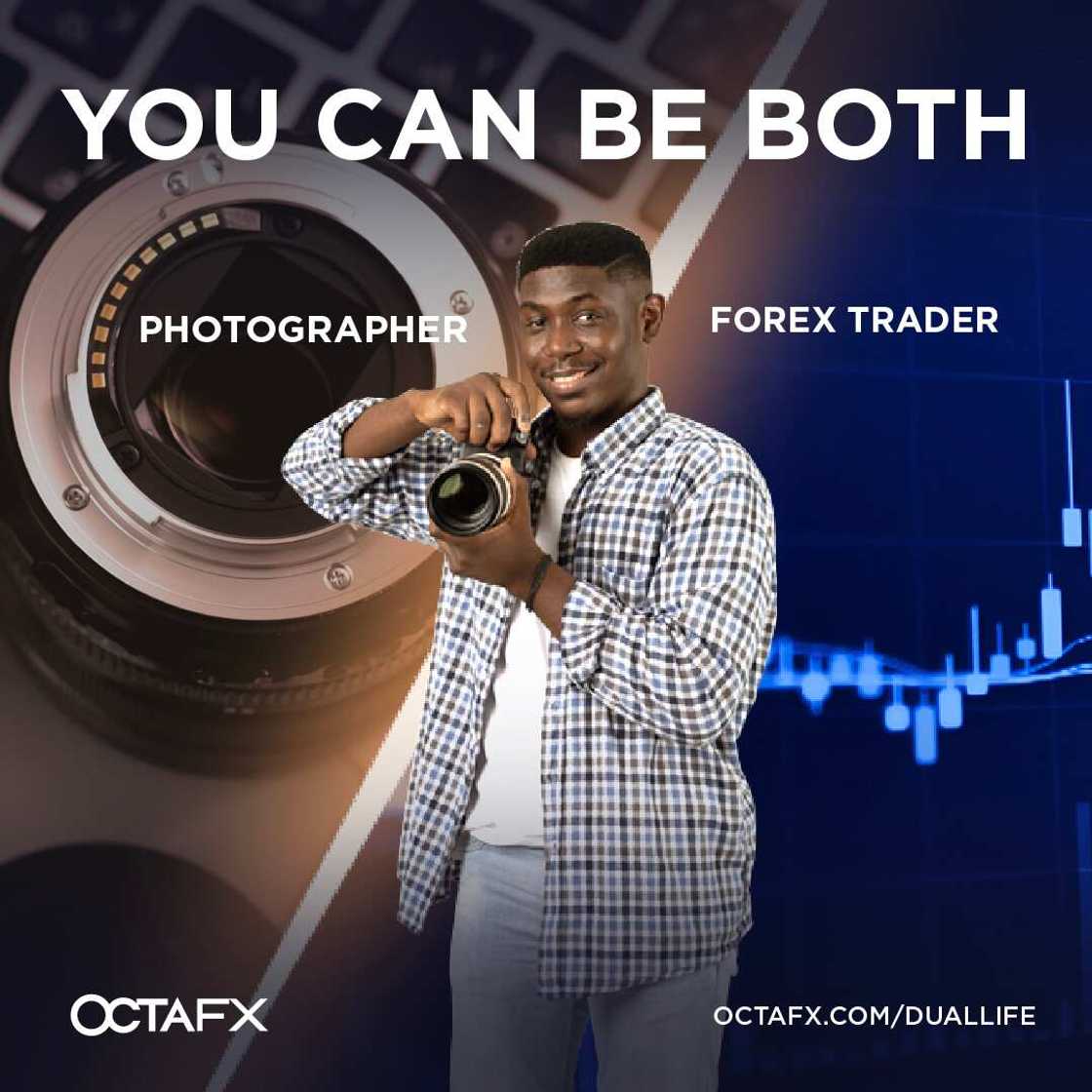 Forex Trader: Dual Life Is the New Superpower With OctaFX Forex Trader: Dual Life Is the New Superpower With OctaFX