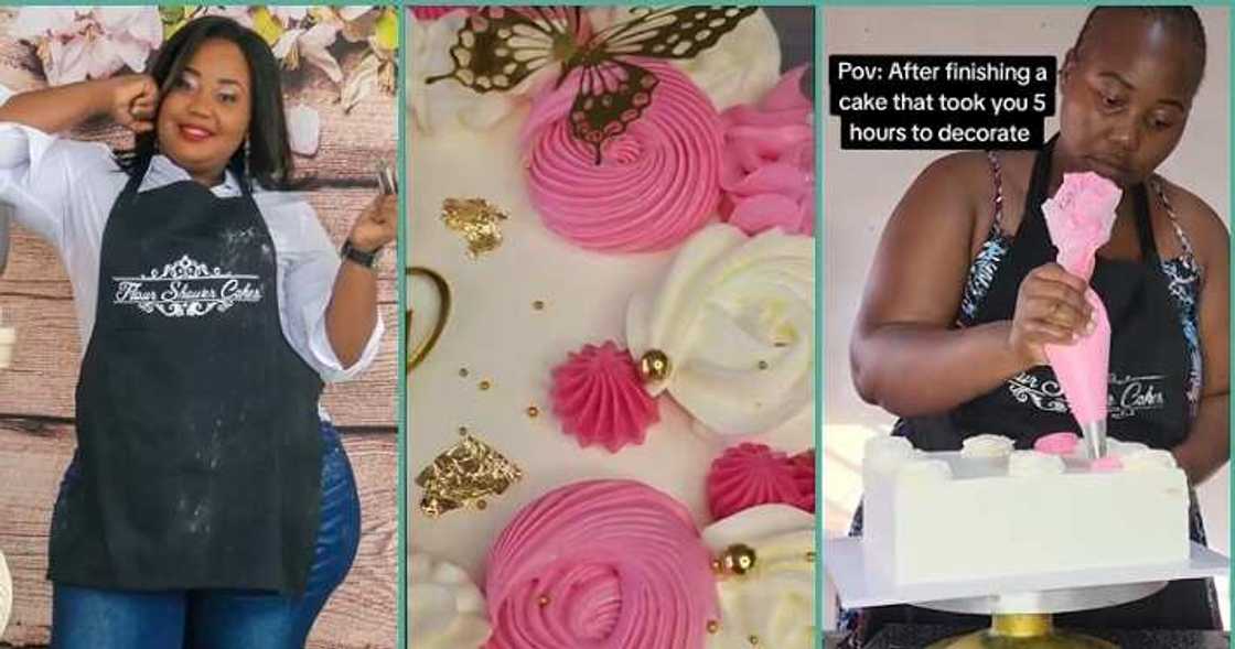 Baker cries out as clients complains about cake that took her five hours Baker cries out as clients complains about cake that took her five hours