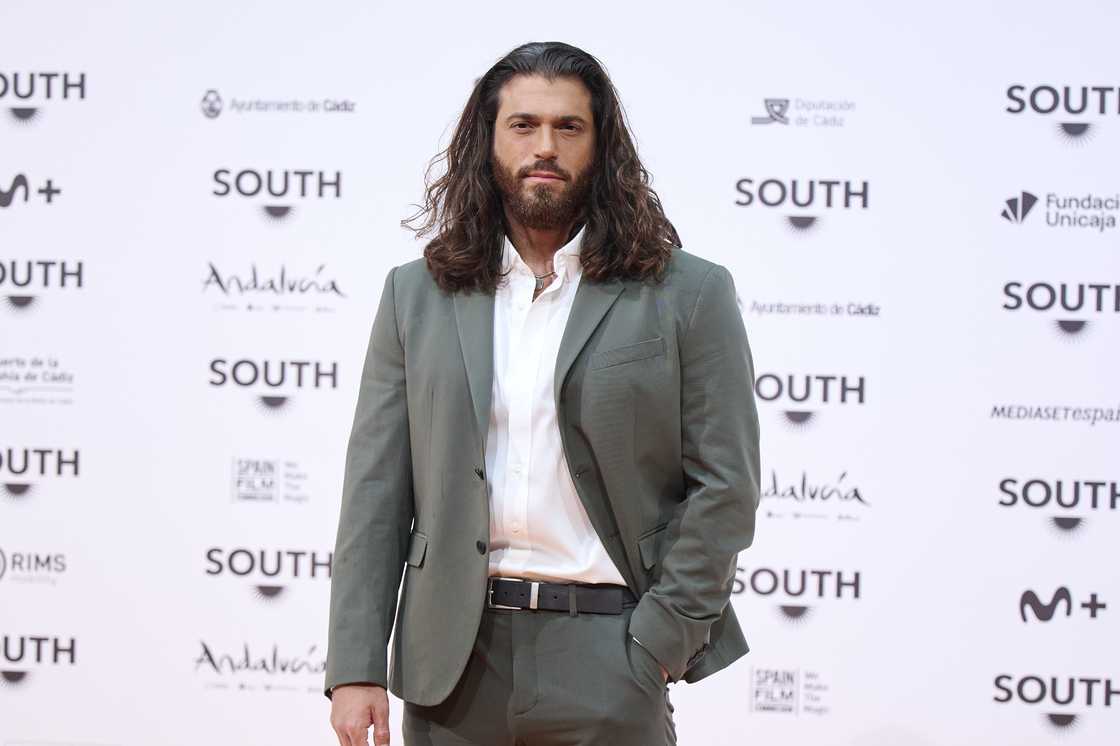 Can Yaman attends the International Honorary Sisf Member Award photo-call during the South International Series Festival at the Palacio de Congresos in Cadiz, Spain