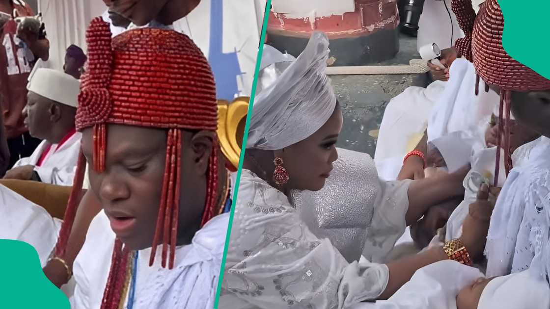 Ooni of Ife stages grand naming ceremong for Olori Mariama's twins Ooni of Ife stages grand naming ceremong for Olori Mariama's twins