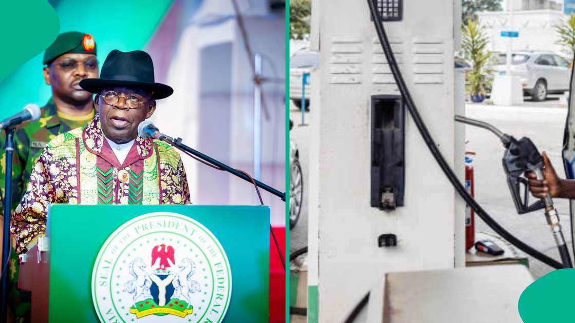 Shugaban Najeriya yayin bayani a Bayelsa