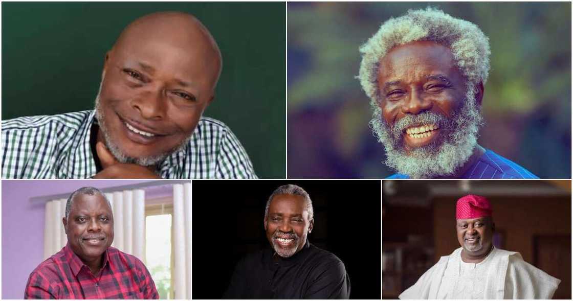 Senior actors celebrate Olu Jacobs at 80. Credit: @_olujacobs @chuwukajude @akinlewis_official Senior actors celebrate Olu Jacobs at 80. Credit: @_olujacobs @chuwukajude @akinlewis_official