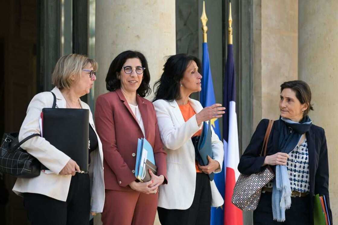 Sylvie Retailleau, Rima Abdul-Malak, Chrysoula Zacharopoulou et Amelie Oudea-Castera Sylvie Retailleau, Rima Abdul-Malak, Chrysoula Zacharopoulou et Amelie Oudea-Castera