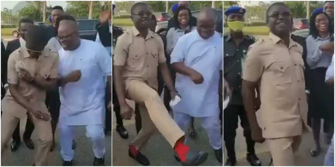 Hilarious Video of Nigerian Deputy Governor Dancing Gbese and Zanku Causes Stir on Social Media