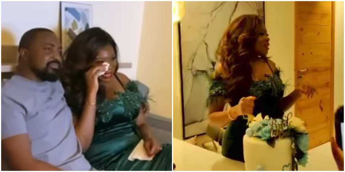 Kemi Adetiba in tears after watching video