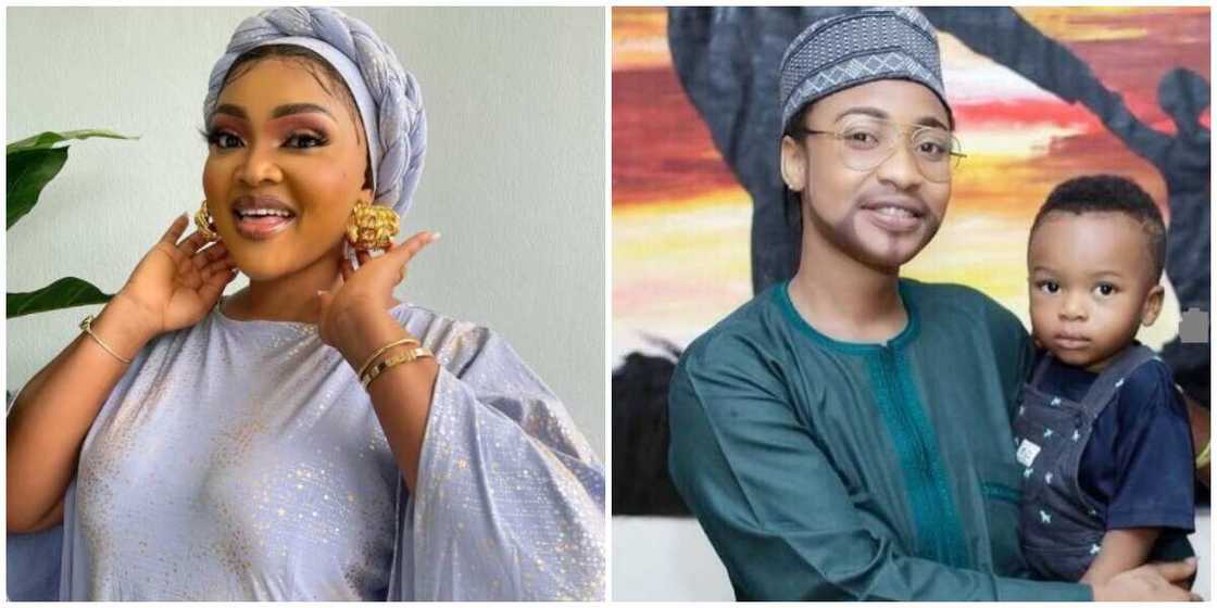 Photos of Mercy Aigbe, and Tonto Dikeh with her son, Andre. Photos of Mercy Aigbe, and Tonto Dikeh with her son, Andre.