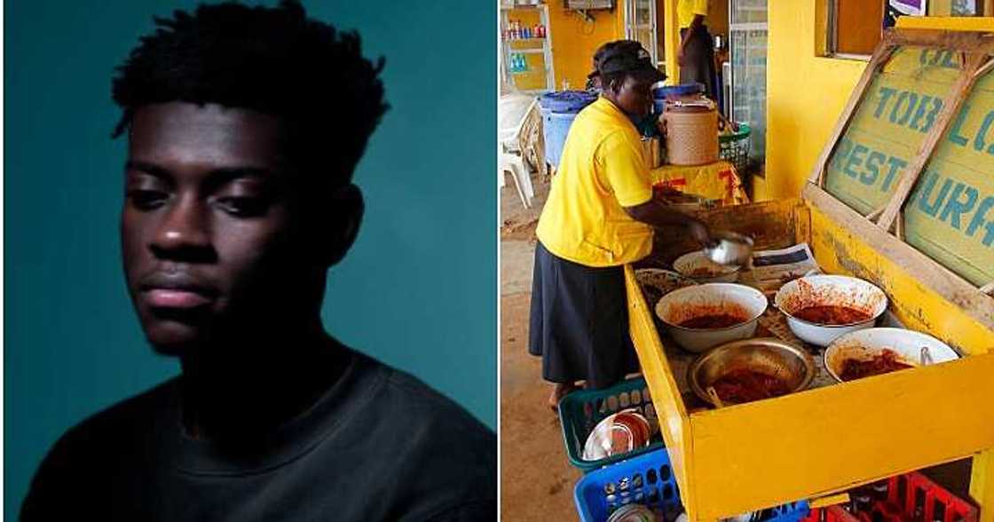 Food seller becomes house owner, free food Food seller becomes house owner, free food