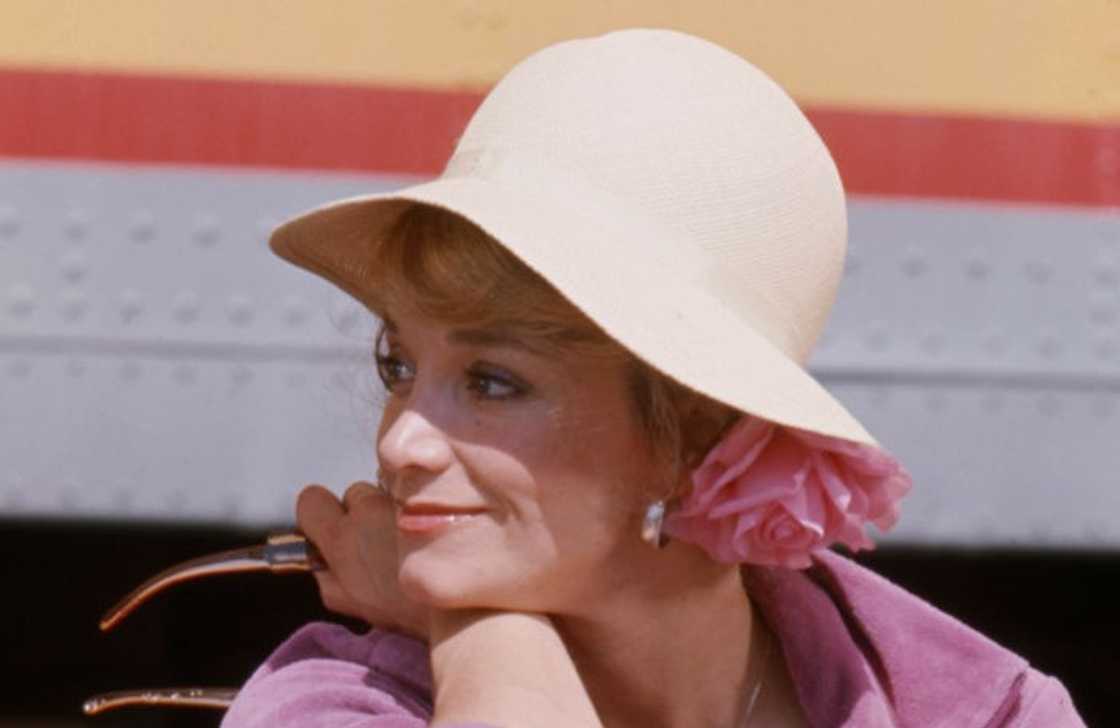 Lynne Marta appears on a TV show