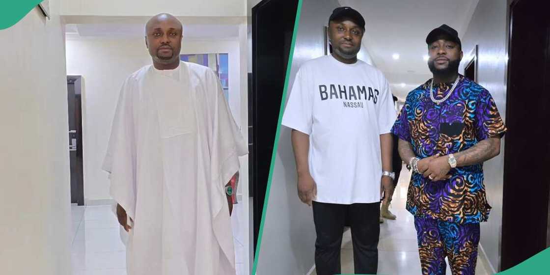 Israel DMW and Davido rock stylish outfits