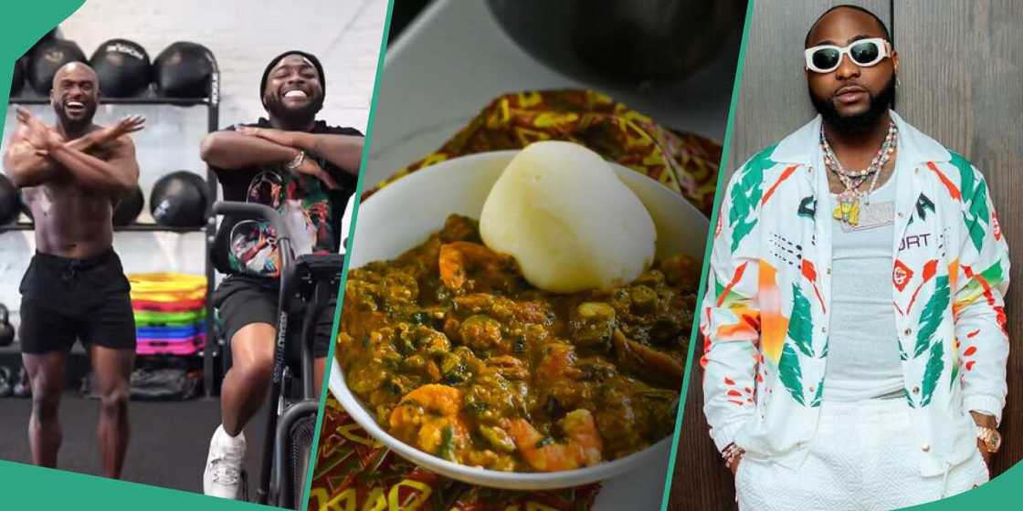 Davido works out Davido works out