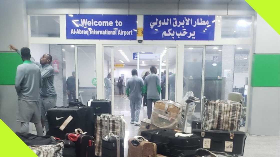 Super Eagles, Nigeria, Al Abraq International Airport, Libya.