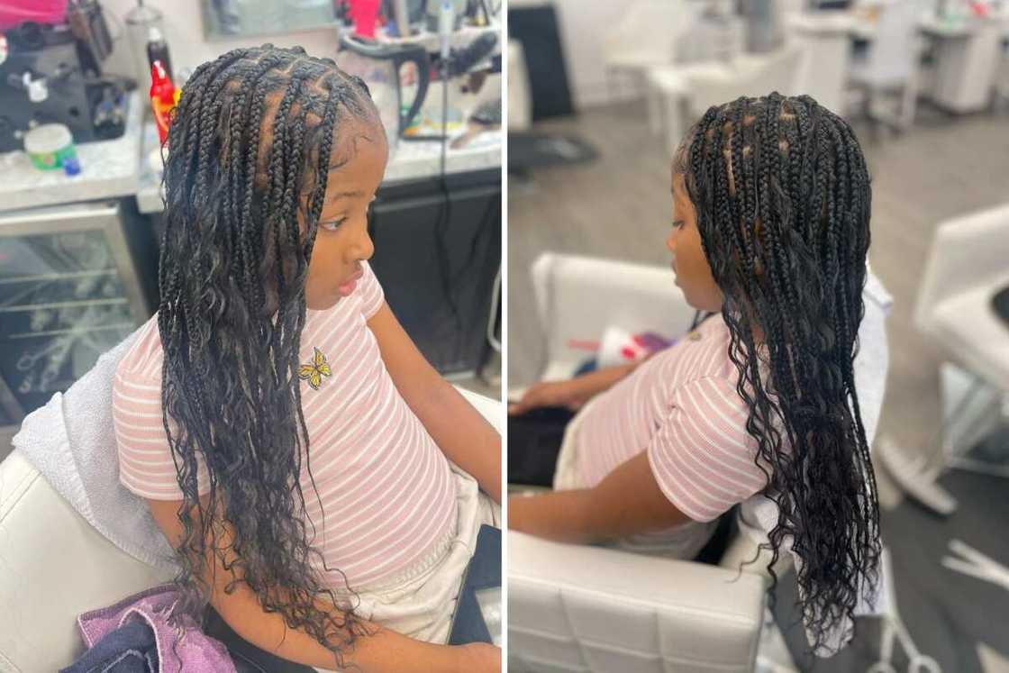 Cornrow braids for kids