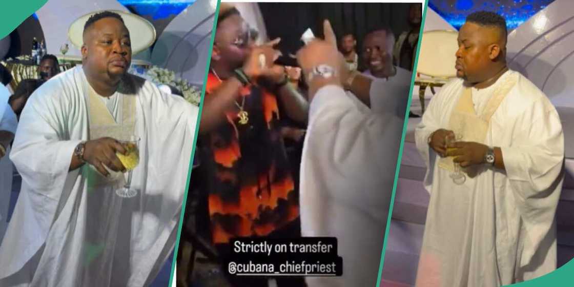 Video of Cubana Chiefpriest at Seyi Vodi's party Video of Cubana Chiefpriest at Seyi Vodi's party