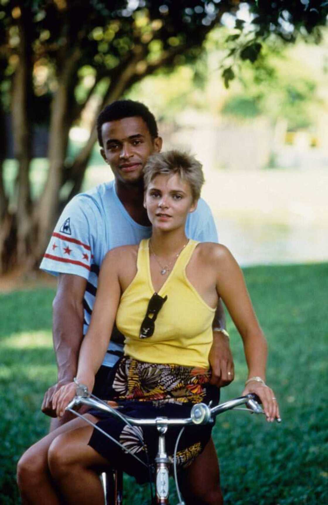 Yannick Noah et Cécile Rhode