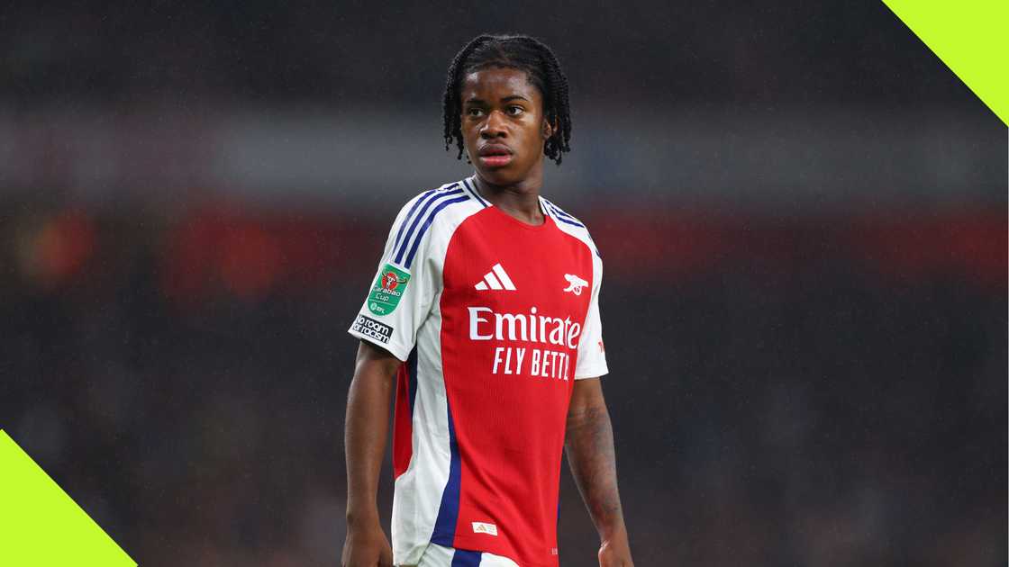 Josh Nichols during the Carabao Cup Third Round match between Arsenal and Bolton Wanderers