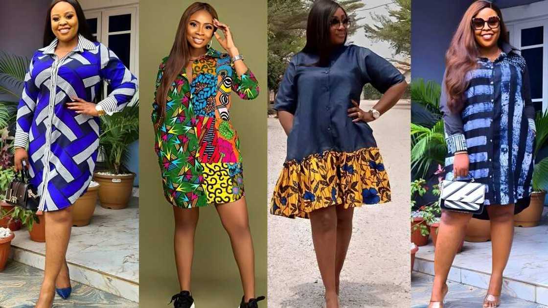 50+ stylish Ankara shirt dress styles that will elevate your wardrobe -  Legit.ng