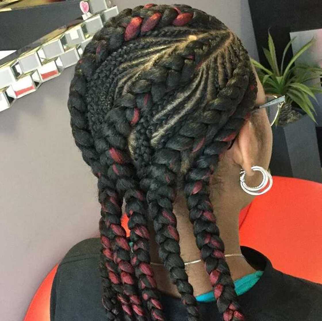 feed in braids styles