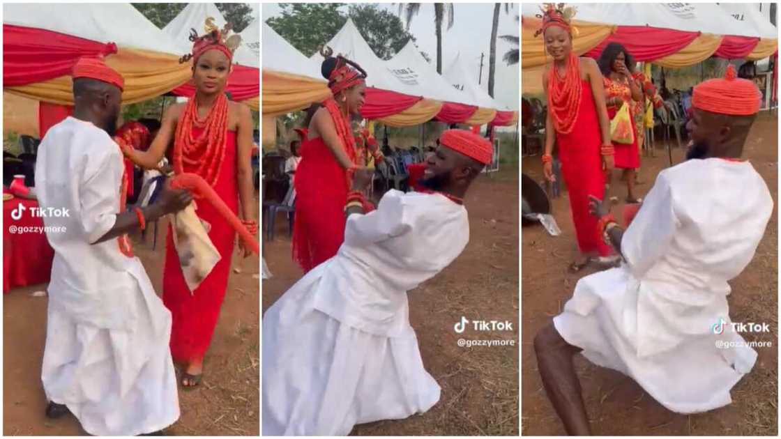 Bride and groom/man danced with great energy.