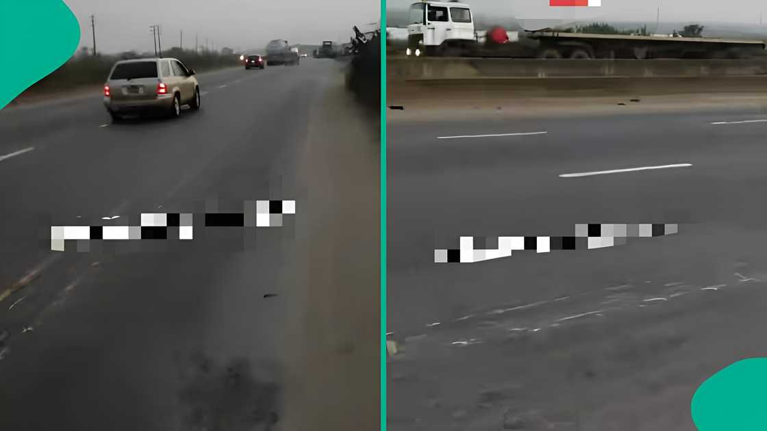 Man clears doubt about road after Anthony Joshua crash Man clears doubt about road after Anthony Joshua crash