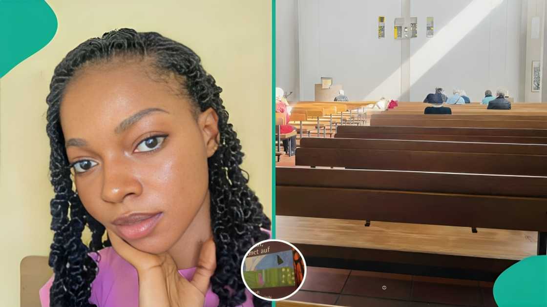 Nigerian lady compares church experience after first visit in Germany Nigerian lady compares church experience after first visit in Germany