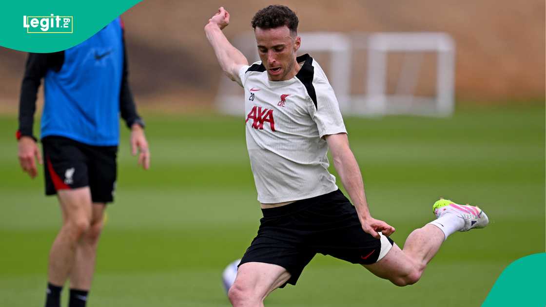 Diogo Jota, Liverpool, AXA training centre, Kirkby, Merseyside, England. Diogo Jota, Liverpool, AXA training centre, Kirkby, Merseyside, England.