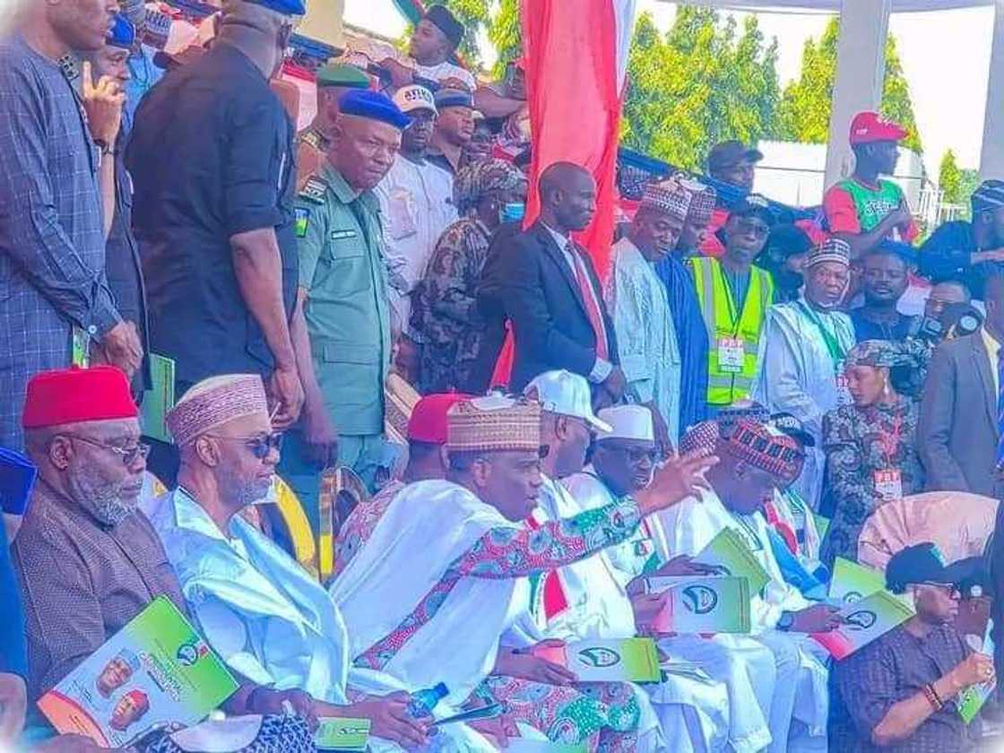 Wurin taron PDP a Kaduna. Wurin taron PDP a Kaduna.