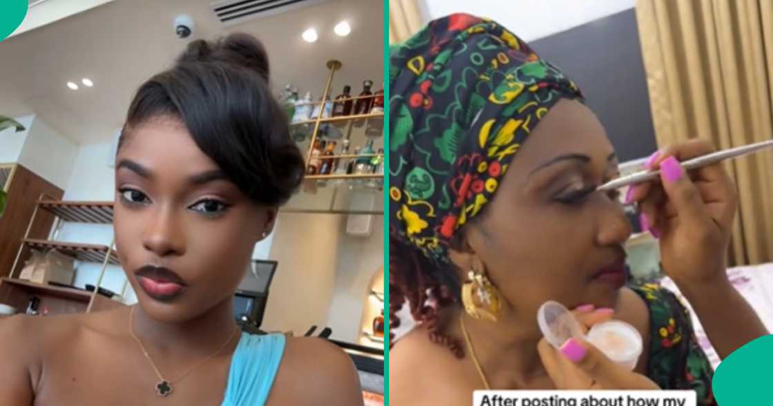 A lady shows how Omoni Oboli gave her mum a second chance. A lady shows how Omoni Oboli gave her mum a second chance.