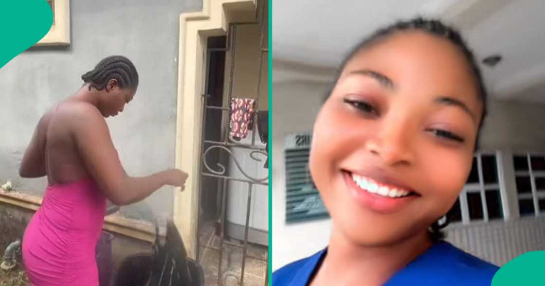 Lady explains why she threw away the rice that a neighbour gave to her on Christmas day.