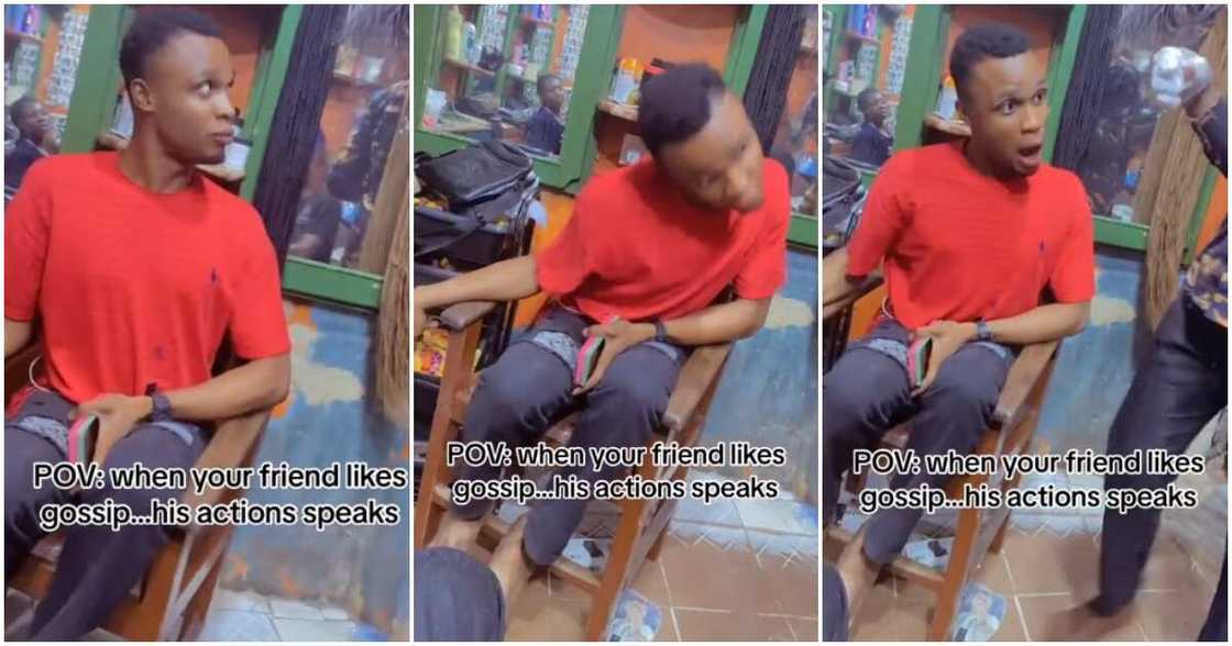 Man, gossiping, body, salon Man, gossiping, body, salon