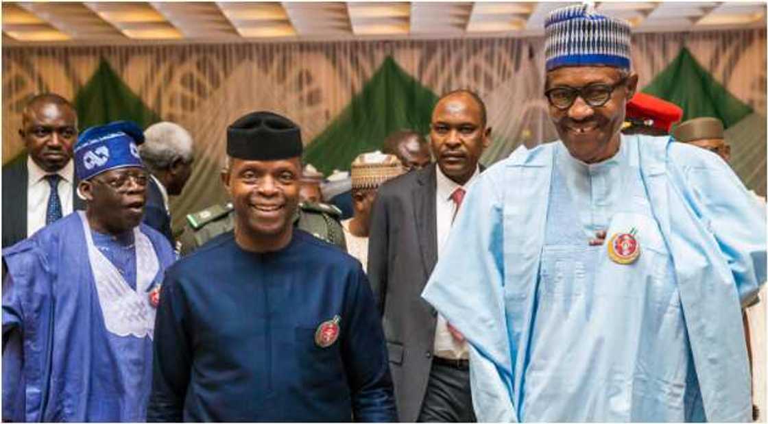 Buhari, Osinbajo, Tinubu Buhari, Osinbajo, Tinubu