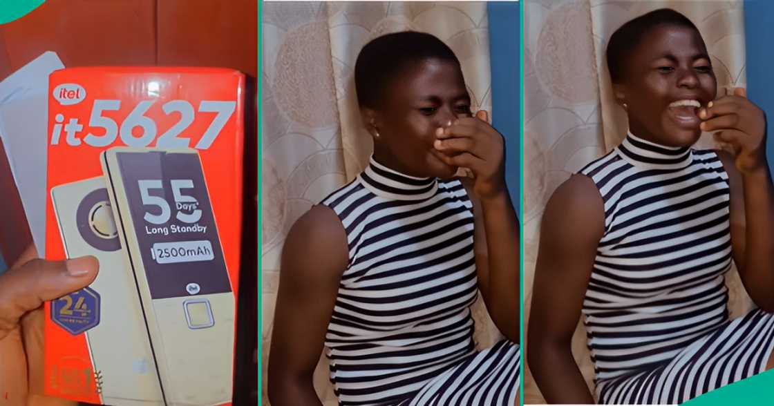 SS3 girl weeps and rejects itel phone her mum bought for her in trending TikTok video. SS3 girl weeps and rejects itel phone her mum bought for her in trending TikTok video.
