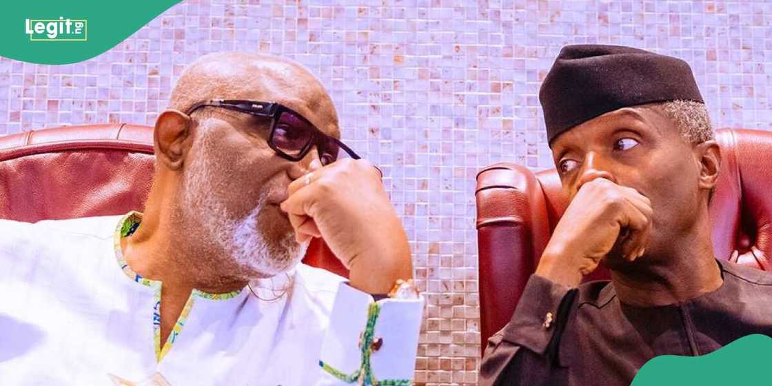 Osinbajo pays tribute to late Ondo governor, Rotimi Akeredolu Osinbajo pays tribute to late Ondo governor, Rotimi Akeredolu