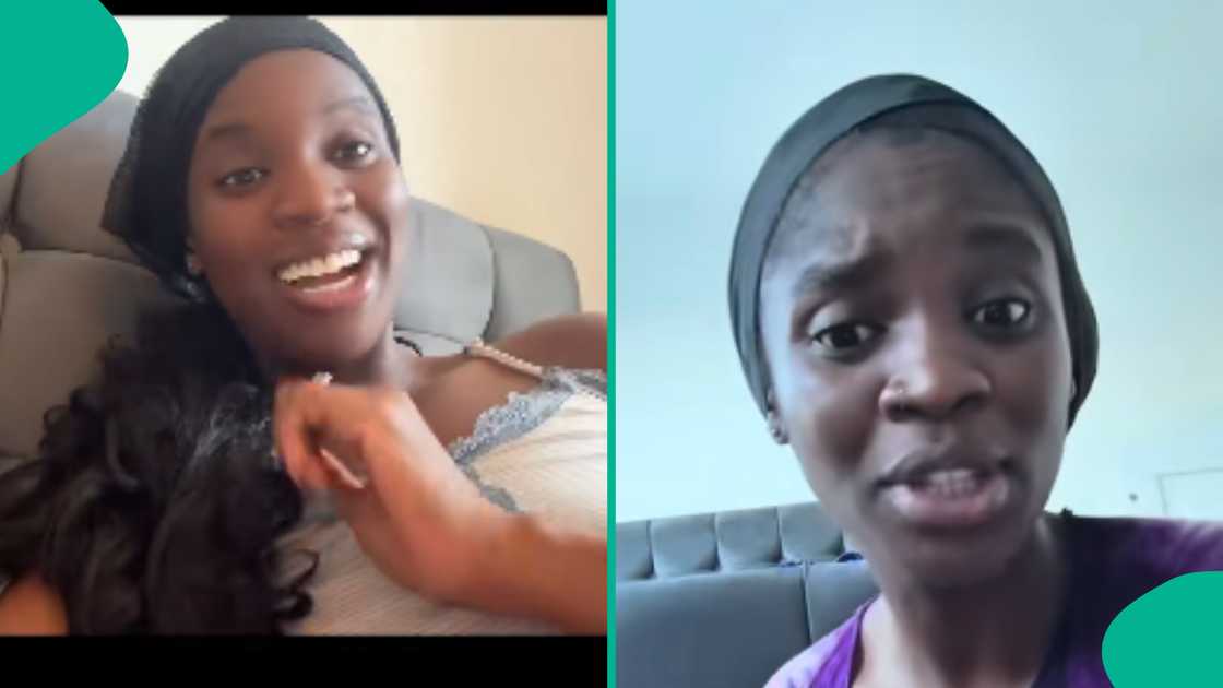 Lady pretends to fall under anointing inside church. Lady pretends to fall under anointing inside church.