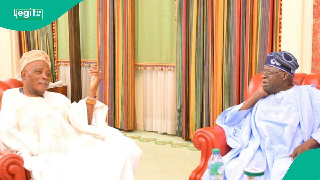 The Olubadan of Ibadanland, Oba Rashidi Ladoja, has visited President Bola Tinubu at the presidential villa. The Olubadan of Ibadanland, Oba Rashidi Ladoja, has visited President Bola Tinubu at the presidential villa.