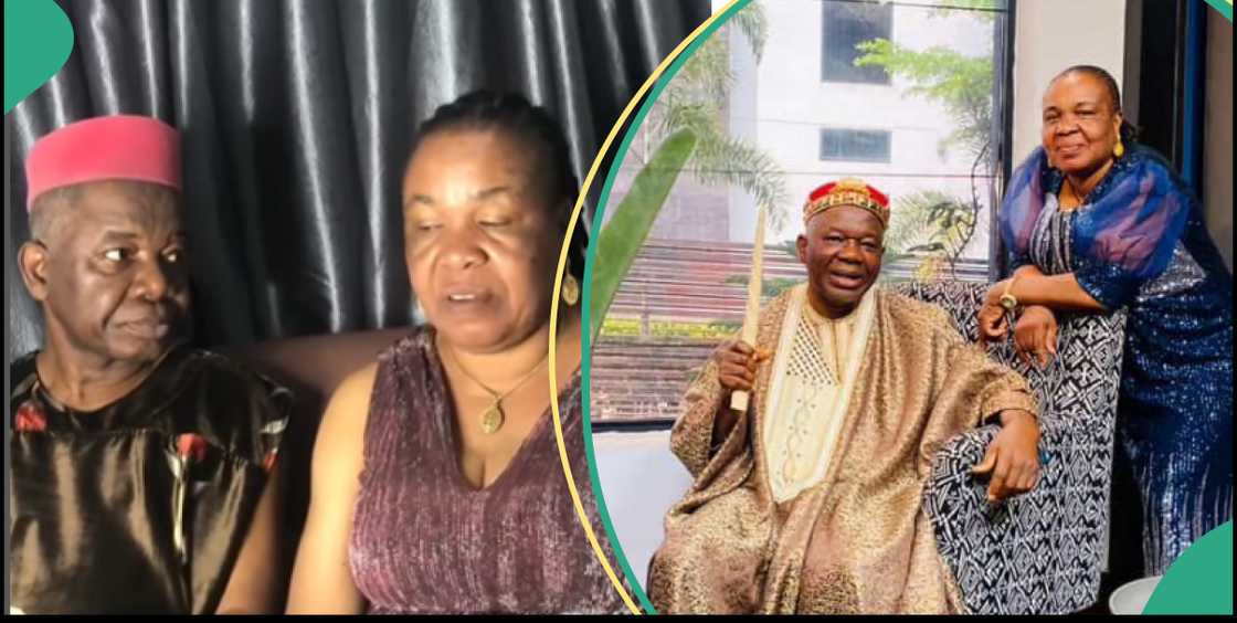 Chiwetalu Agu and wife Chiwetalu Agu and wife