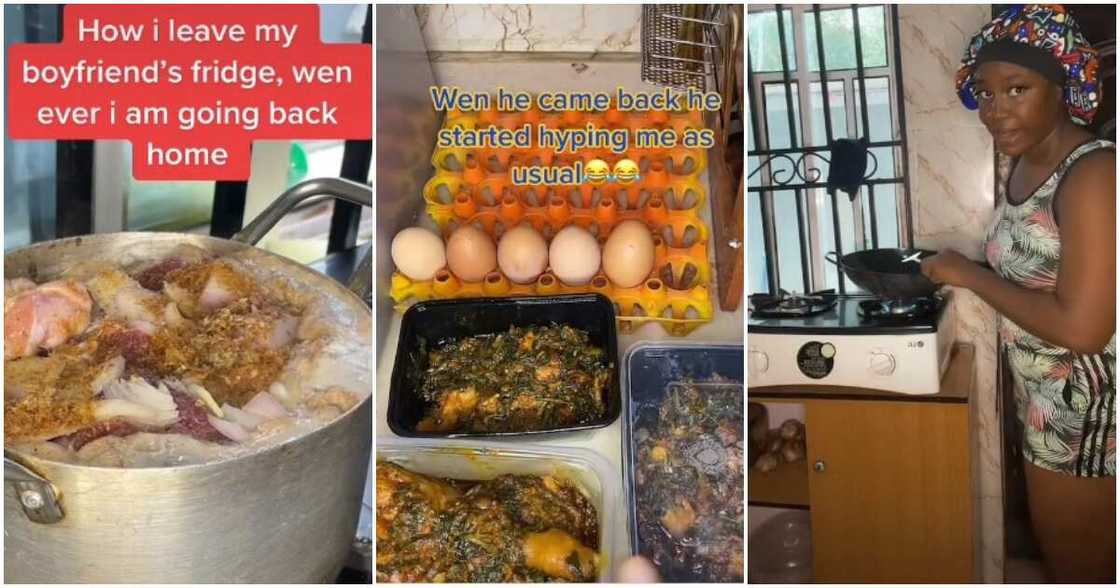 Fridge, boyfriend, Nigerian lady, eforiro soup, relationship gist Fridge, boyfriend, Nigerian lady, eforiro soup, relationship gist