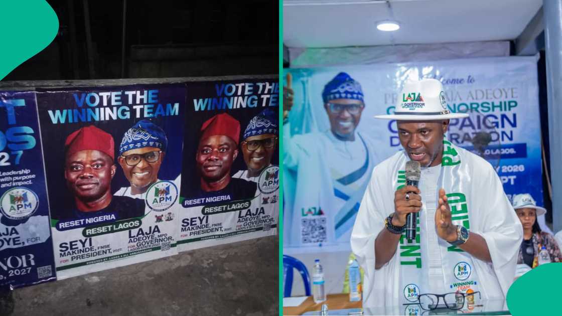 APM Lagos campaign, Laja Adeoye, Lagos 2027 governorship election, Atunto Eko 1.0, APM governorship candidate, Lagos governorship election 2027, Seyi Makinde on Legit.ng APM Lagos campaign, Laja Adeoye, Lagos 2027 governorship election, Atunto Eko 1.0, APM governorship candidate, Lagos governorship election 2027, Seyi Makinde on Legit.ng