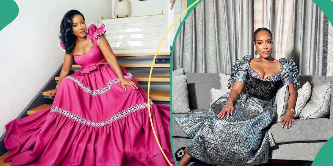 Joselyn Dumas in pink outfit Joselyn Dumas in pink outfit