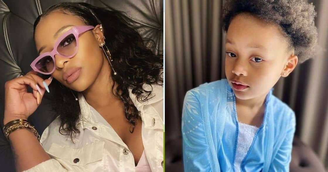DJ Zinhle, Kairo Forbes, 7th birthday, daughter, sweet message DJ Zinhle, Kairo Forbes, 7th birthday, daughter, sweet message