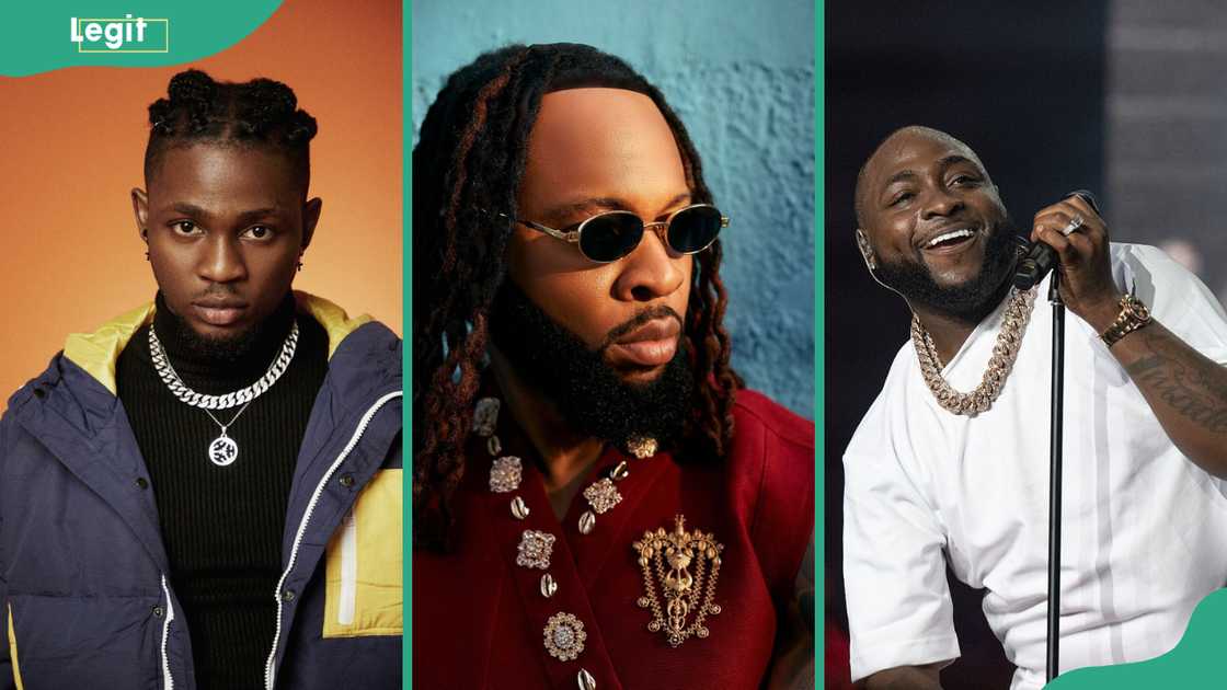 Omah Lay, Flavour, and Davido Omah Lay, Flavour, and Davido