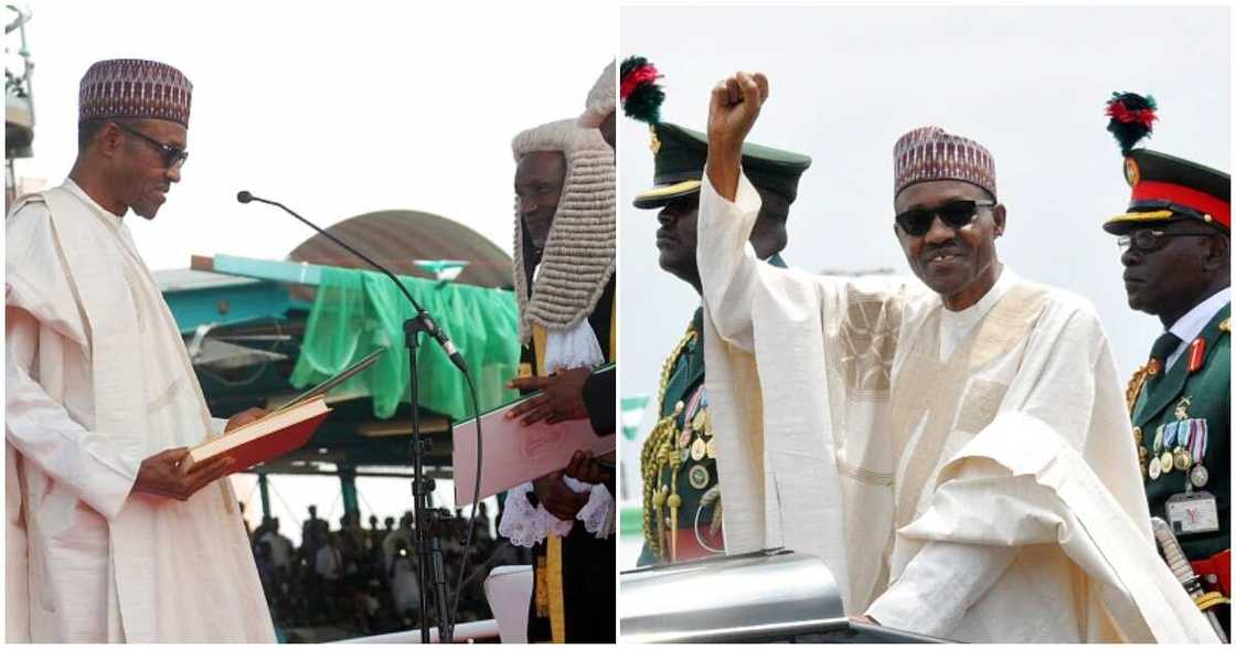 Buhari 2015 inauguration speech/Tinubu's inauguration Buhari 2015 inauguration speech/Tinubu's inauguration