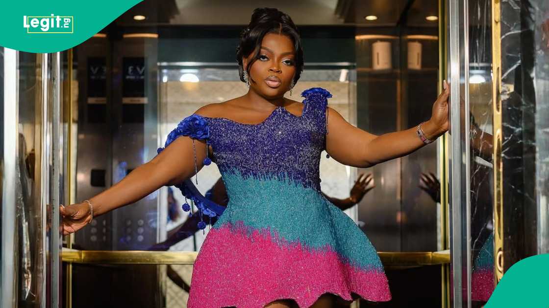 Funke Akindele and ex-husband seen in Paris with their twins sons Funke Akindele and ex-husband seen in Paris with their twins sons