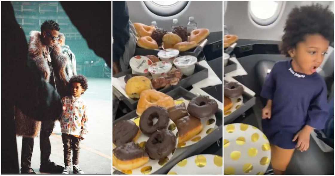 Reactions trail chocolate goodies for Wizkid's Zion Reactions trail chocolate goodies for Wizkid's Zion