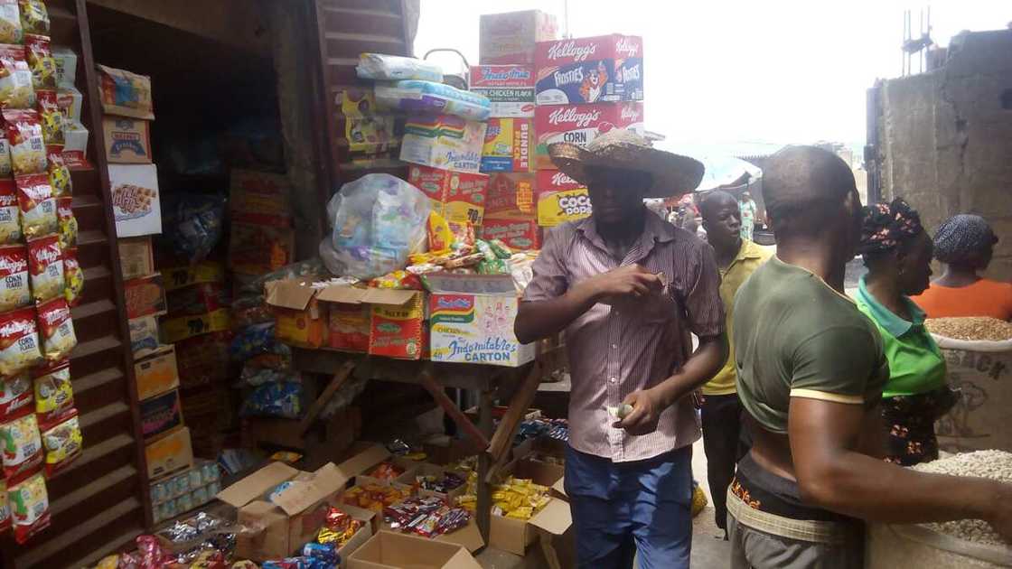 There is an increment in the cost price of provisional items in the market now. Photo credit: Esther Odili There is an increment in the cost price of provisional items in the market now. Photo credit: Esther Odili