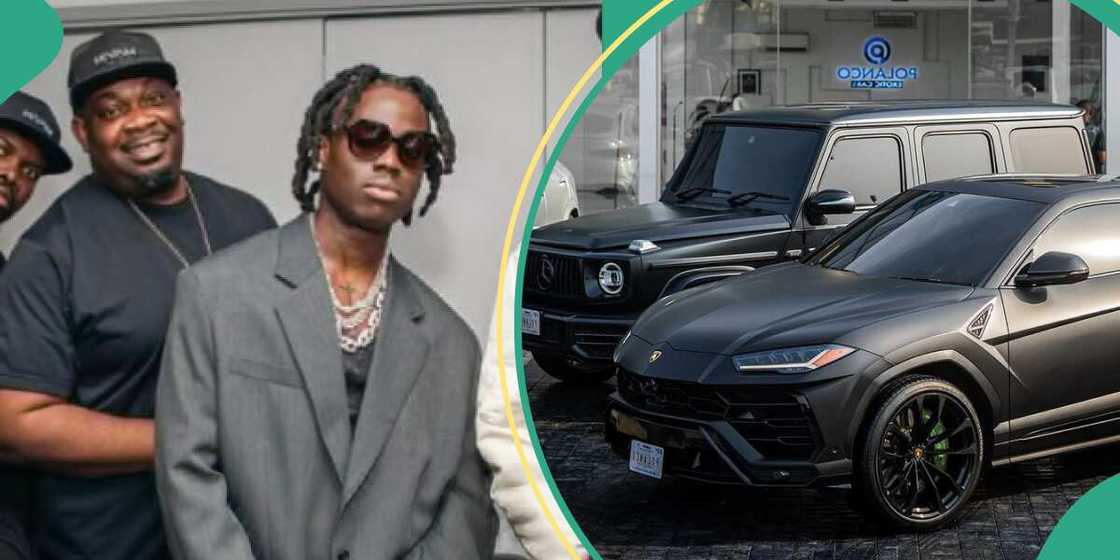 Rema's two new cars. Rema's two new cars.